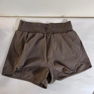 all in motion Brown Elastic-Waist Women's Shorts